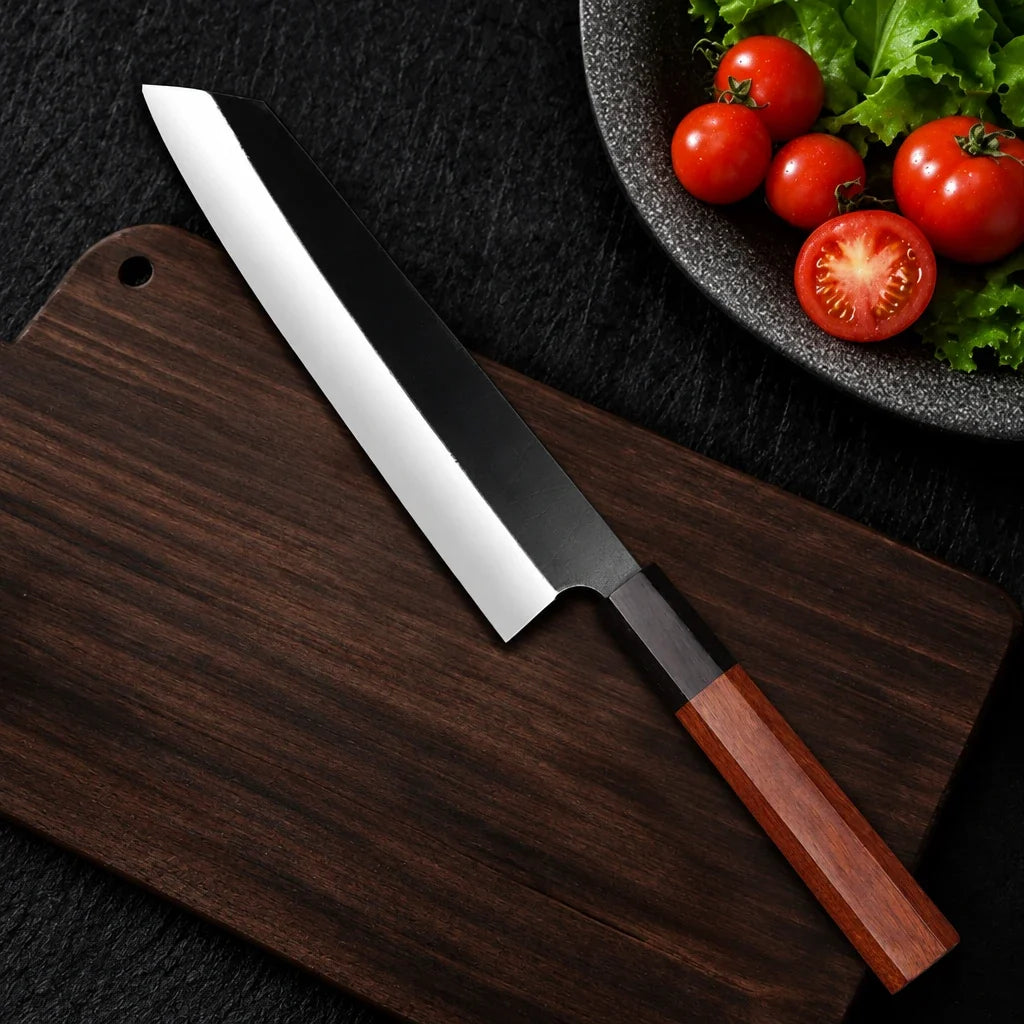 8-inch Kiritsuke chef knife with rosewood handle