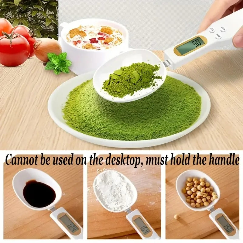 Digital Kitchen Weighing Spoon – High Accuracy 0.1g LCD Scale for Coffee, Tea, Milk Powder & Baking