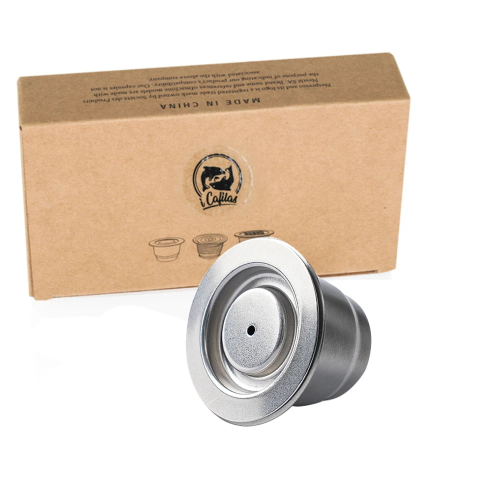 Reusable Stainless Steel Coffee Capsule for Nespresso Original – Refillable Espresso Coffee Pod