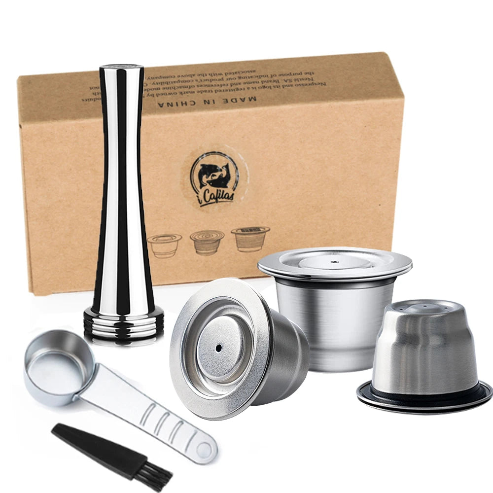 Reusable Stainless Steel Coffee Capsule for Nespresso Original – Refillable Espresso Coffee Pod