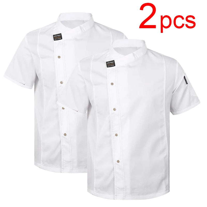 ClassicChef men's twill chef jacket, professional kitchen uniform – view 13