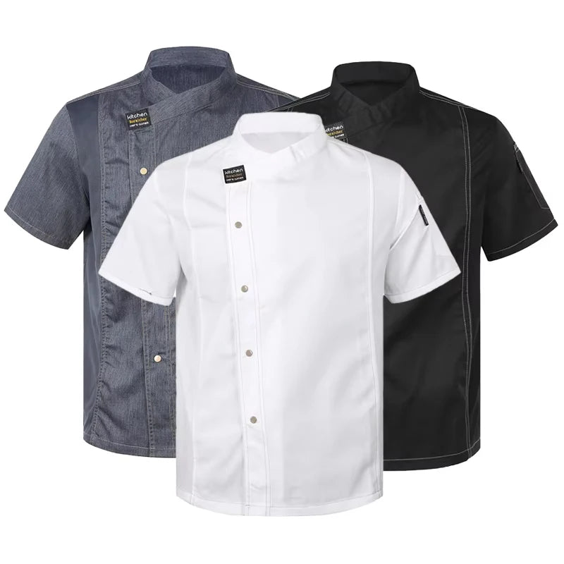 ClassicChef men's twill chef jacket, professional kitchen uniform