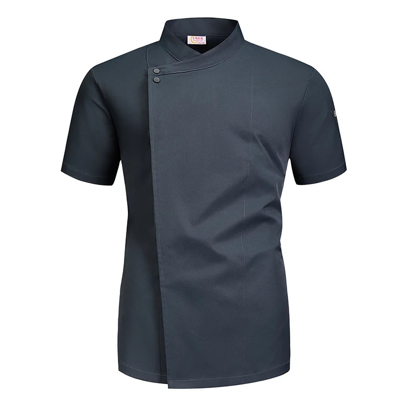 FlexChef stretch twill short sleeve chef jacket – view 5