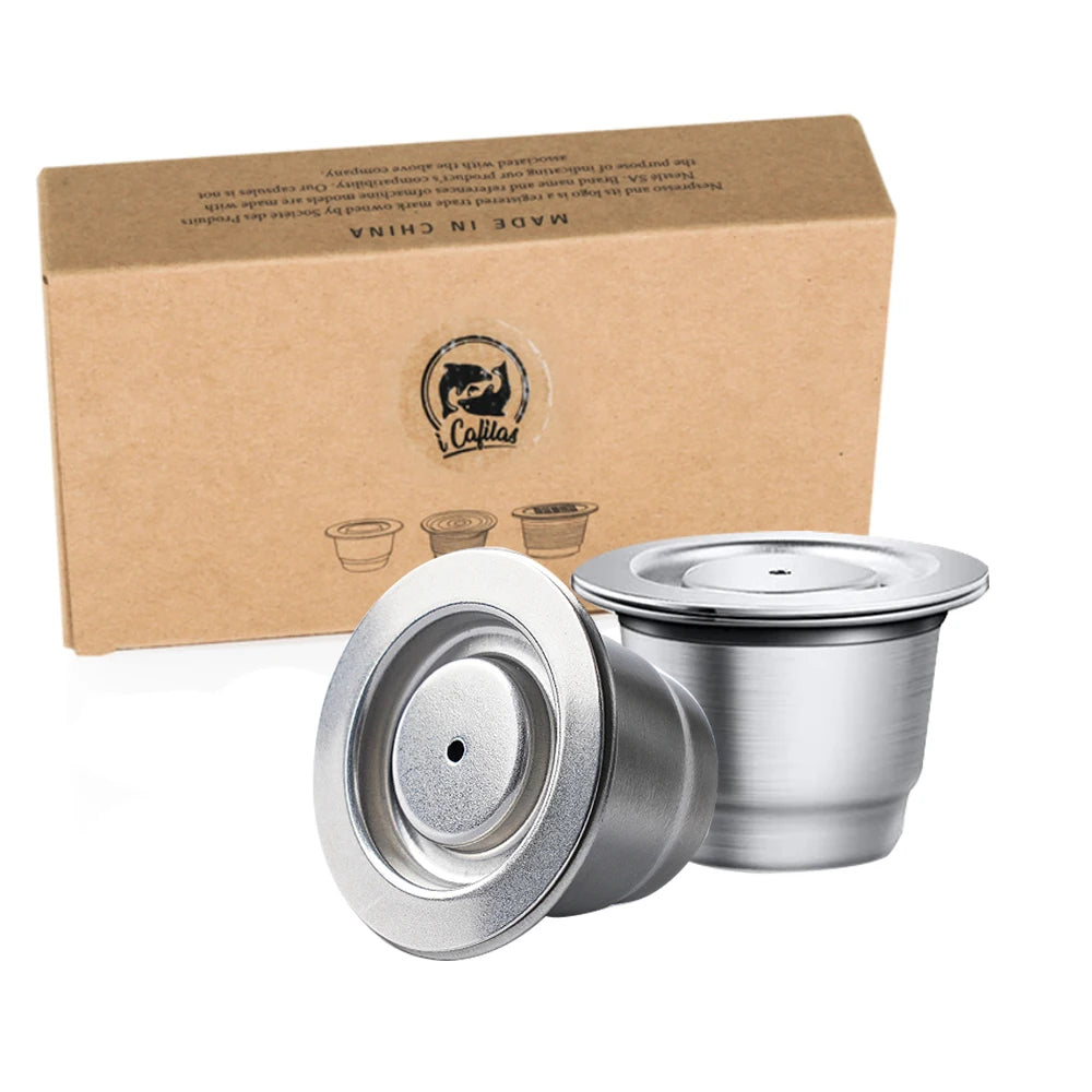Reusable Stainless Steel Coffee Capsule for Nespresso Original – Refillable Espresso Coffee Pod