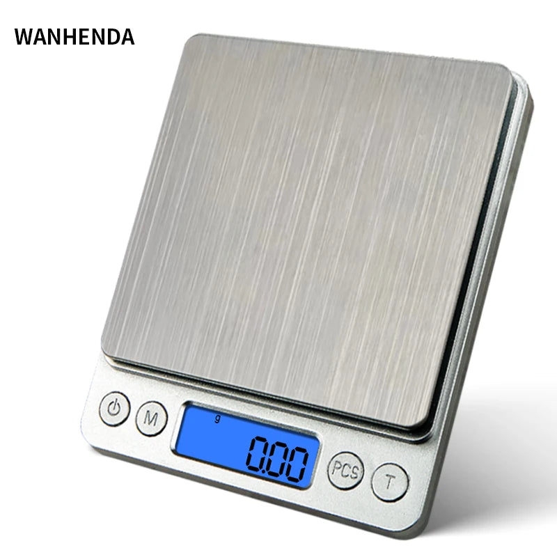 Digital Precision Scale 0.01g – Portable Mini Scale for Jewelry, Kitchen & Food (500g / 3kg)