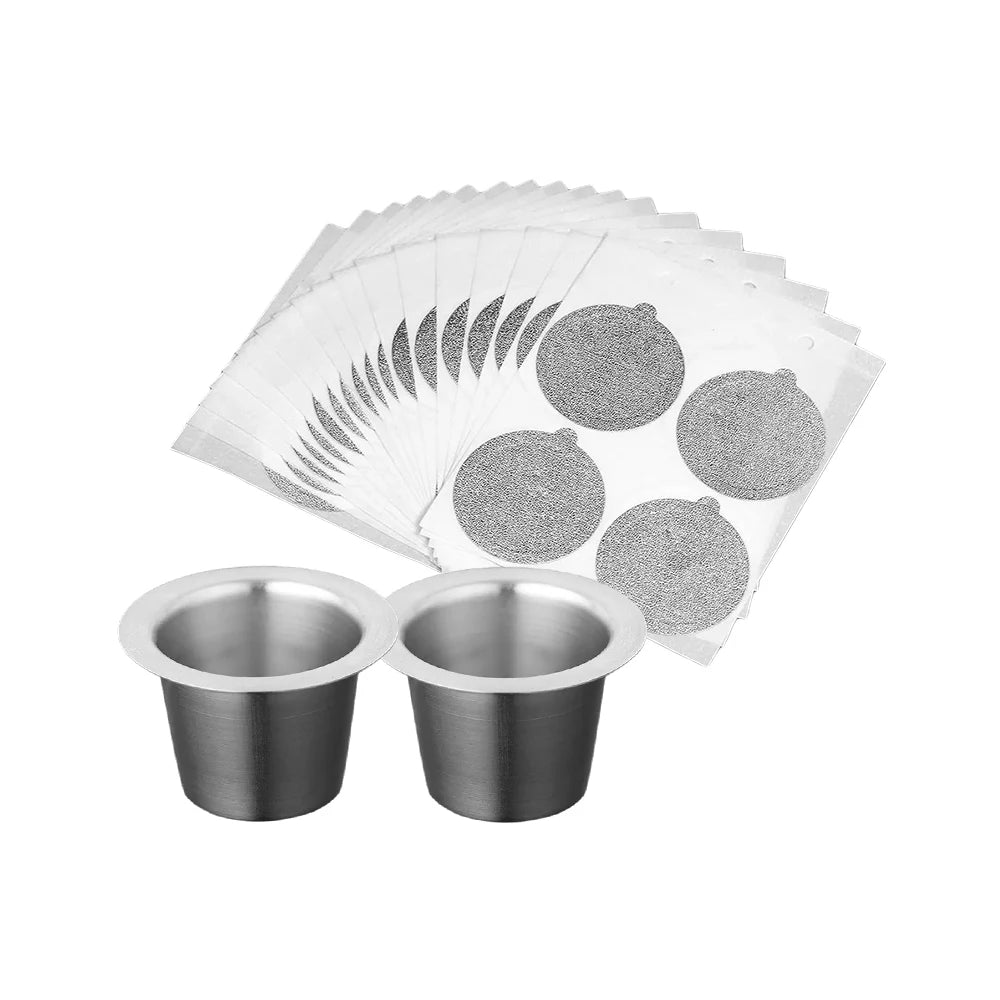 Reusable Coffee Capsule Compatible with Nespresso Original – Refillable Coffee Pod Filter Cup