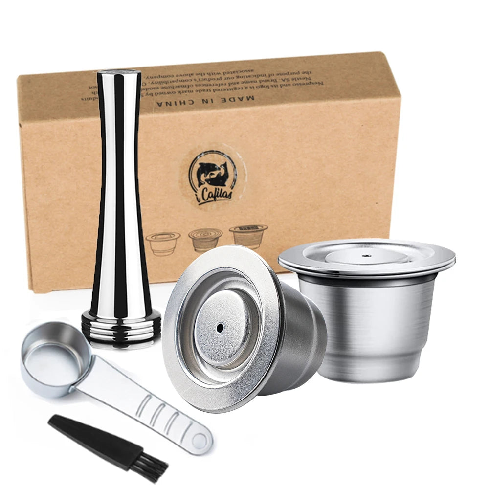 Reusable Stainless Steel Coffee Capsule for Nespresso Original – Refillable Espresso Coffee Pod