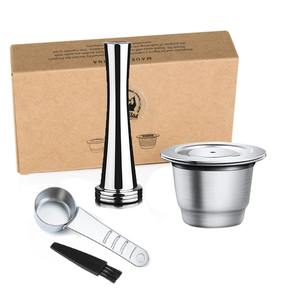 Reusable Stainless Steel Coffee Capsule for Nespresso Original – Refillable Espresso Coffee Pod