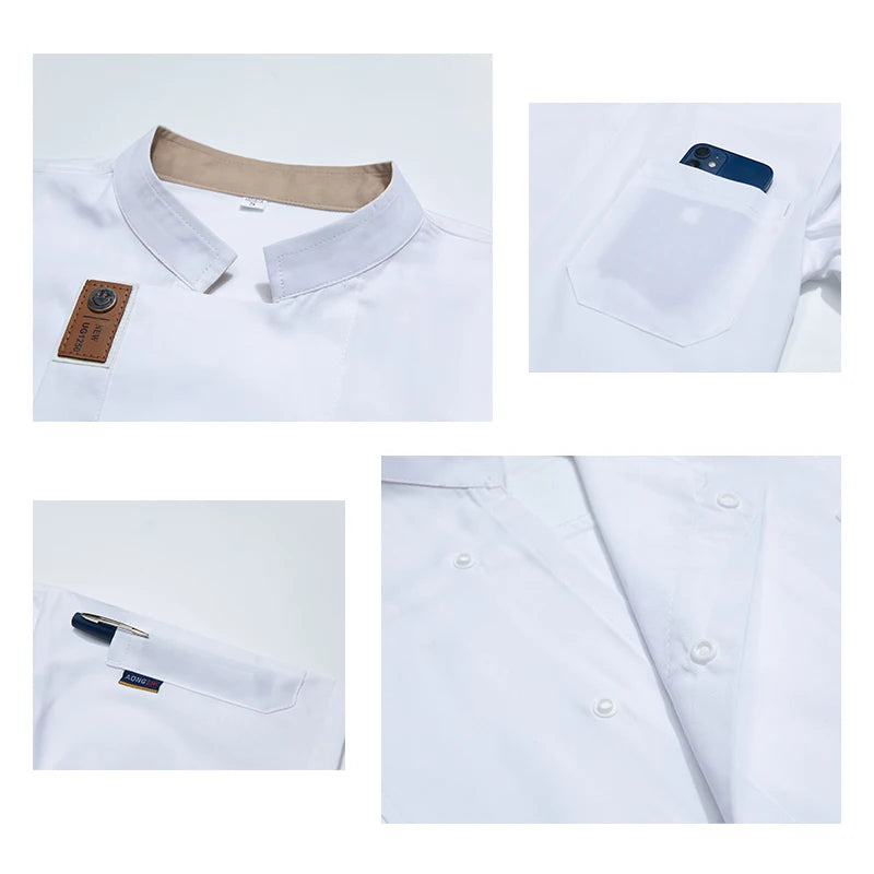 CoolChef breathable unisex chef jacket – view 6