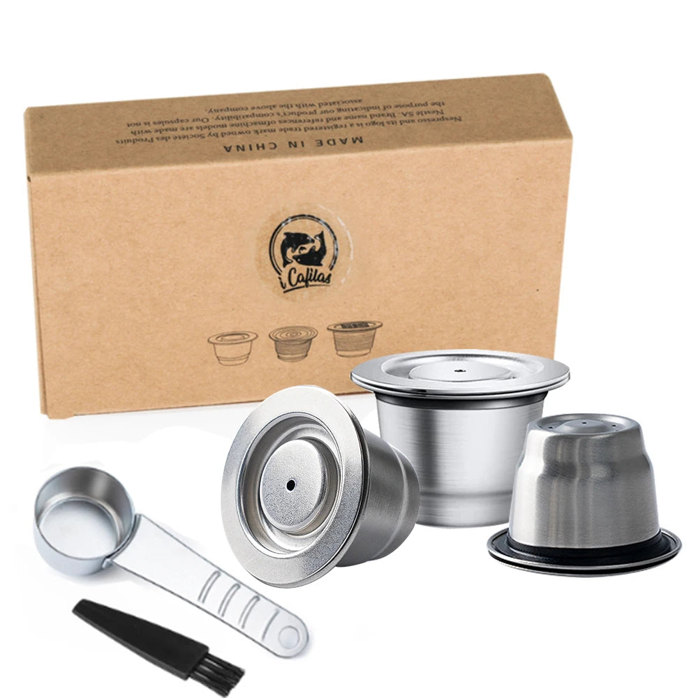 Reusable Stainless Steel Coffee Capsule for Nespresso Original – Refillable Espresso Coffee Pod