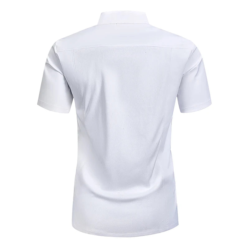 FlexChef stretch twill short sleeve chef jacket – view 2