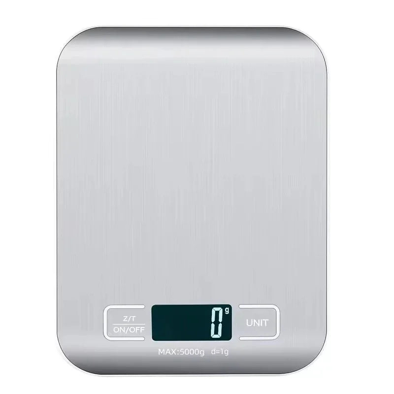 Digital Kitchen Scale – 5kg/1g LED Display Stainless Steel Electronic Scale for Food, Baking & Jewelry