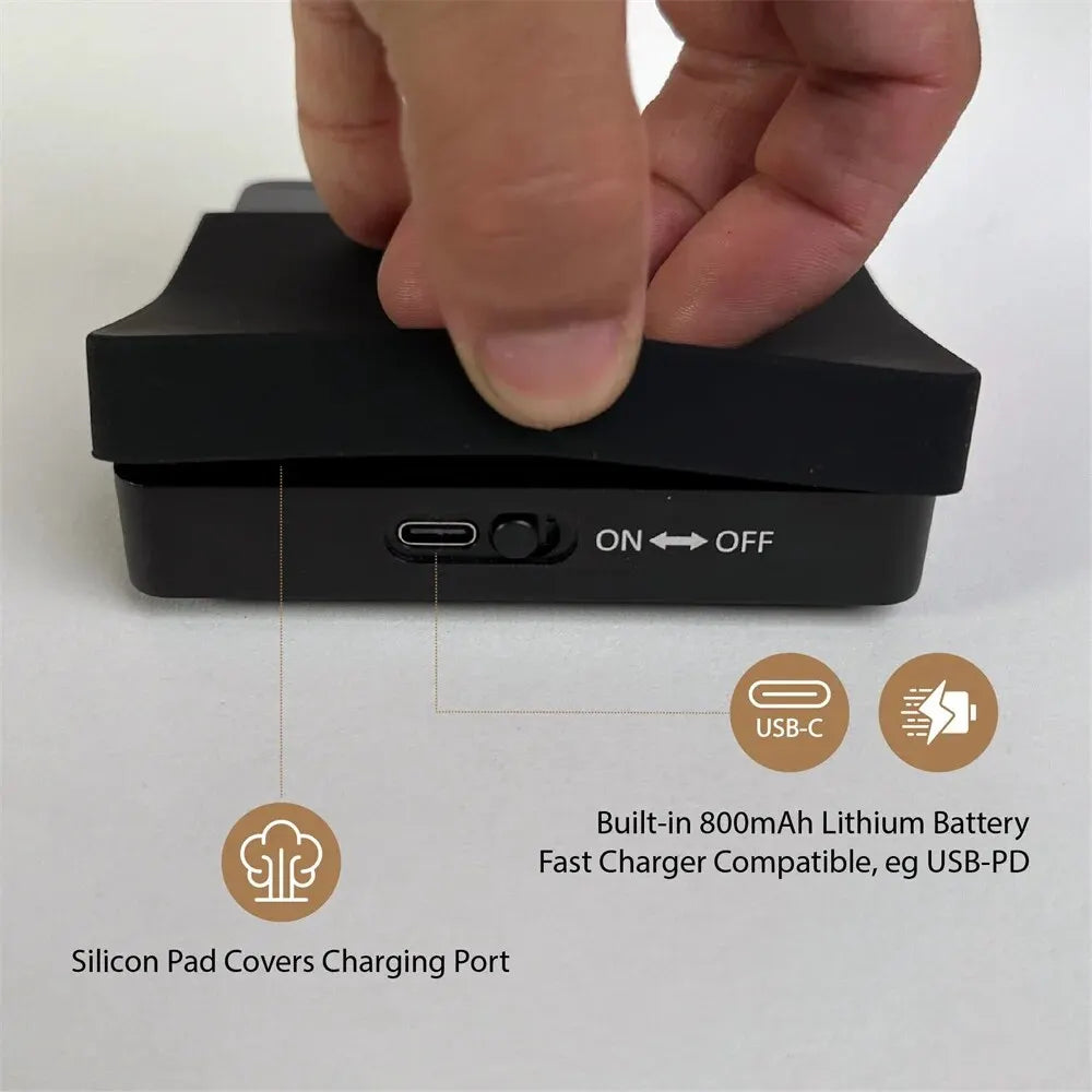 Nano Coffee Scale with Timer – Espresso Scale with Touch Sensor & Silicone Lid