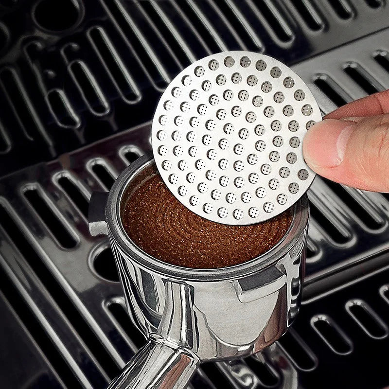 PurePress reusable stainless steel espresso filter basket