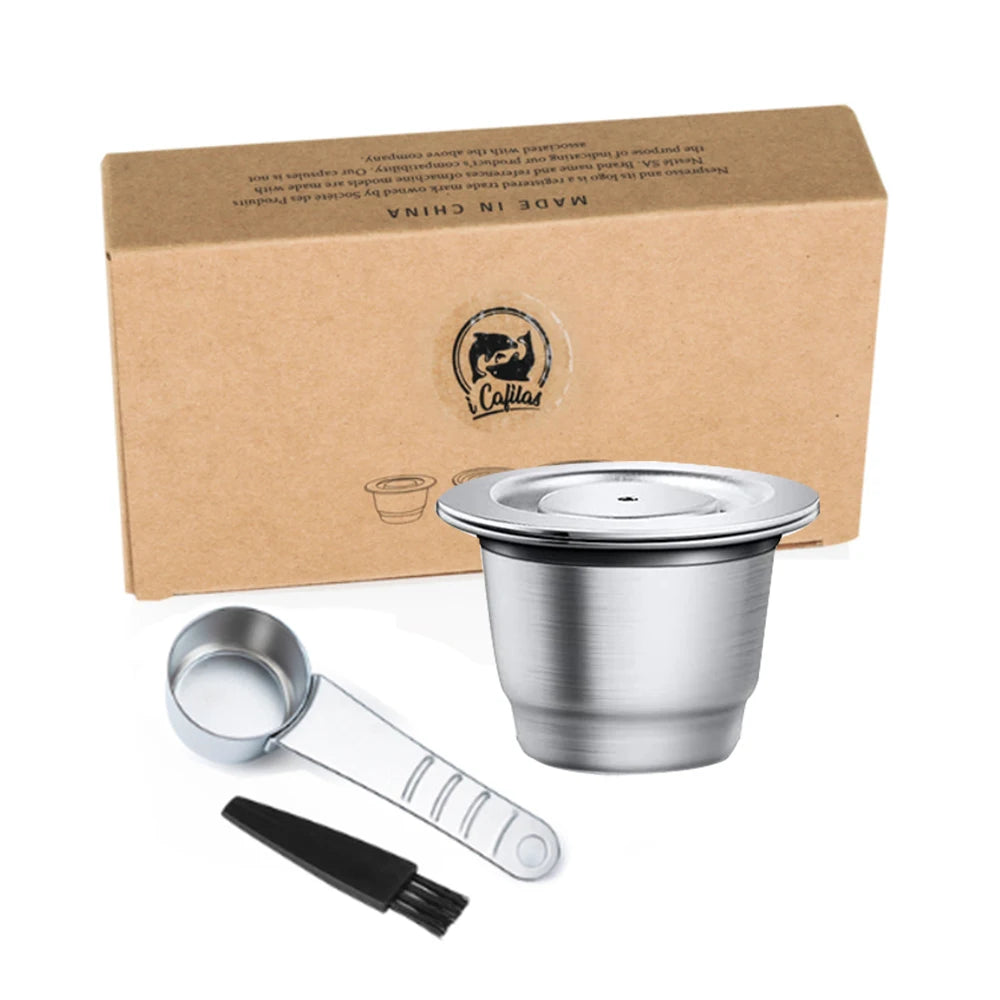 Reusable Stainless Steel Coffee Capsule for Nespresso Original – Refillable Espresso Coffee Pod