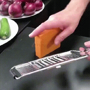 4-in-1 Multi-Purpose Vegetable Slicer & Grater – Stainless Steel Cutter for Carrot, Potato, Fruit, and More