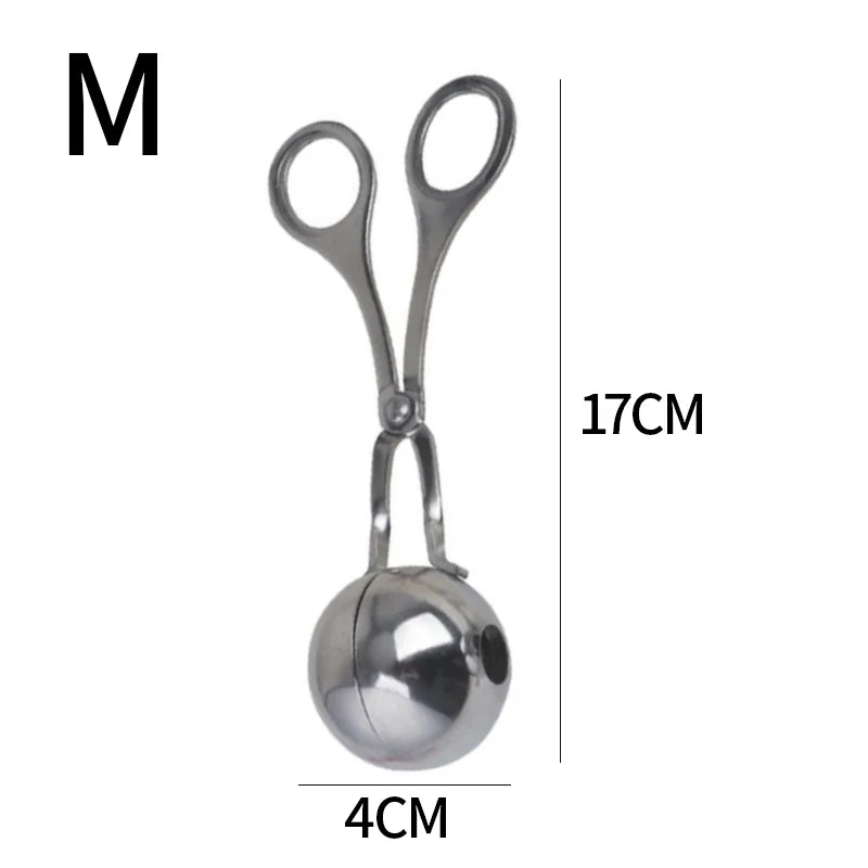 Meatball Maker Tool – Stainless Steel Round Rice & Meatball Shaper