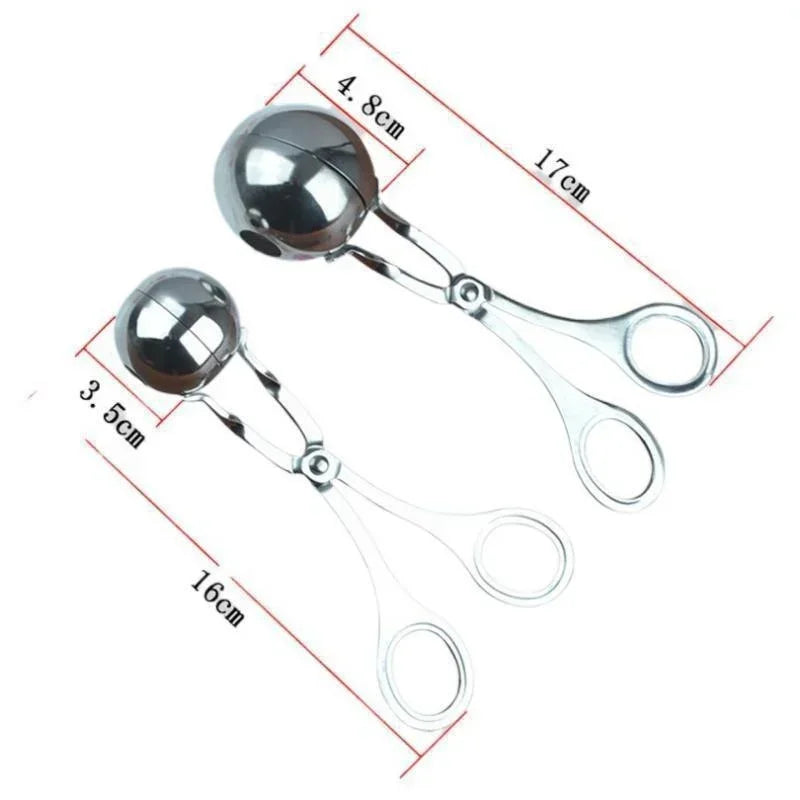 Meatball Maker Tool – Stainless Steel Round Rice & Meatball Shaper