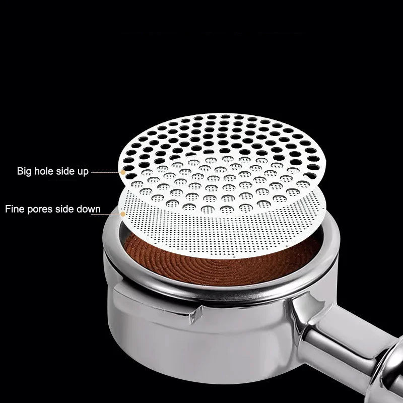 PurePress reusable stainless steel espresso filter basket – view 3