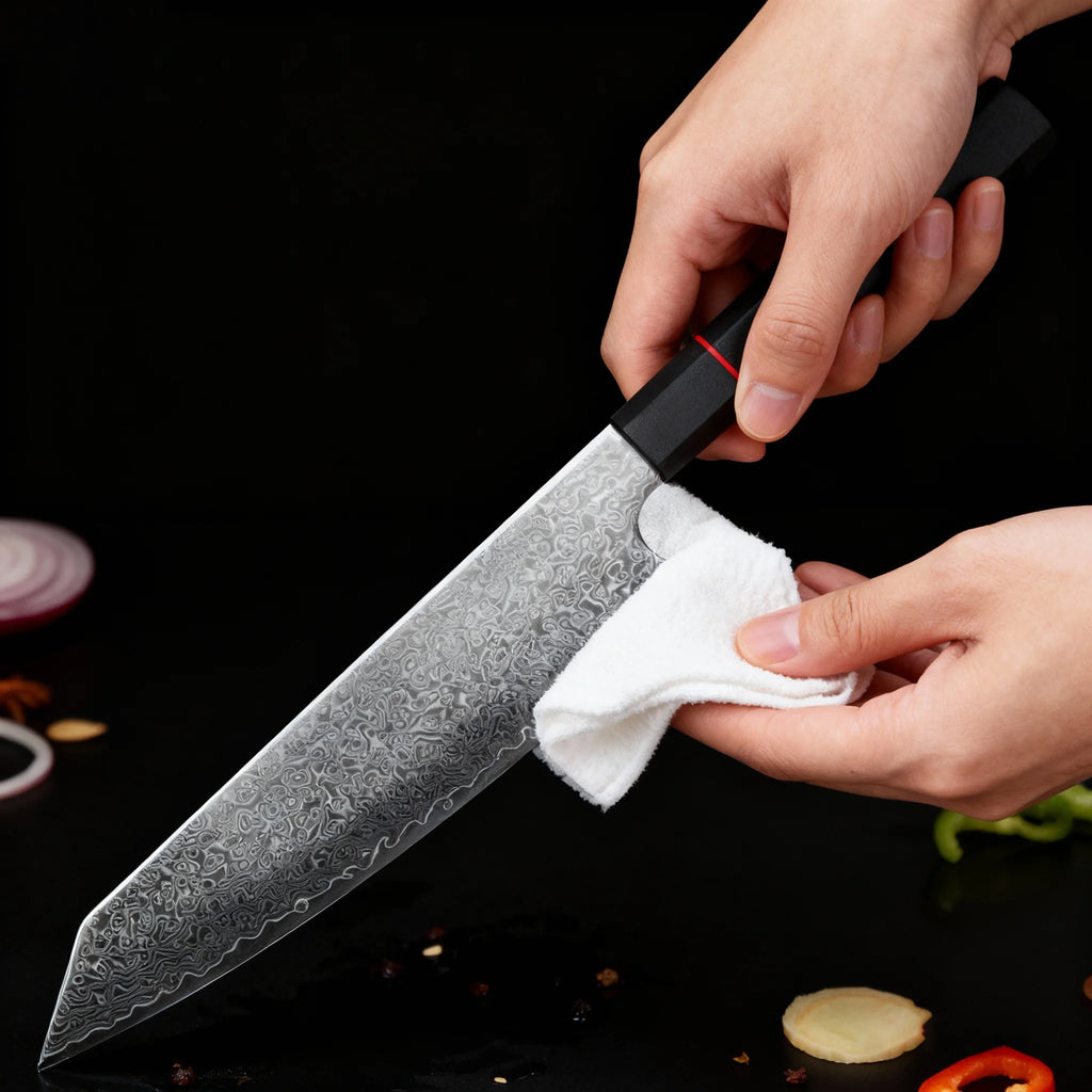 8-Inch 67-Layer Damascus Chef Knife – VG10 Professional Kitchen Blade