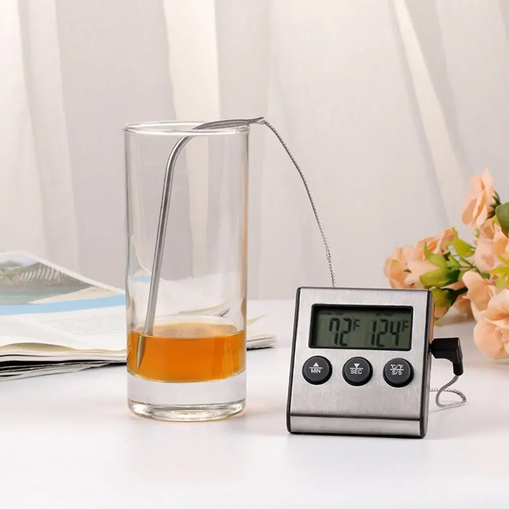 TP700 Digital Wireless Food Thermometer – Remote Oven & BBQ Probe with Timer