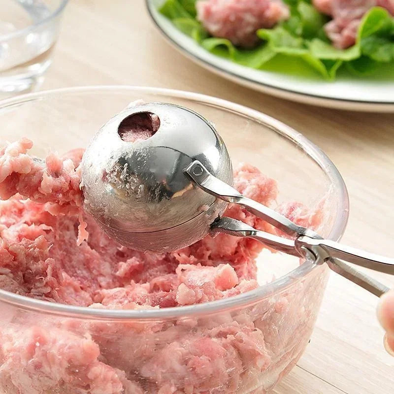 Meatball Maker Tool – Stainless Steel Round Rice & Meatball Shaper