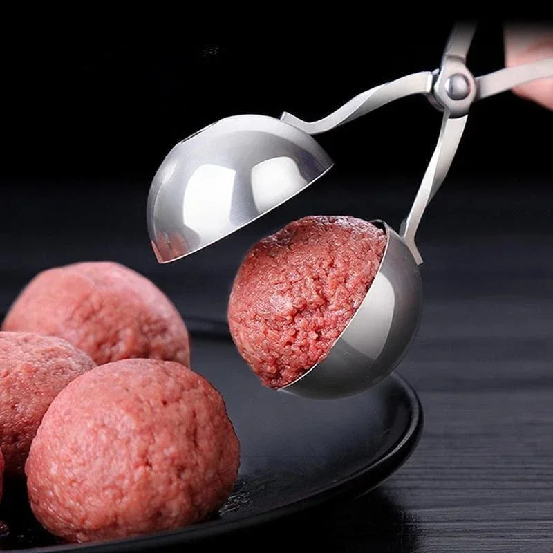 Meatball Maker Tool – Stainless Steel Round Rice & Meatball Shaper