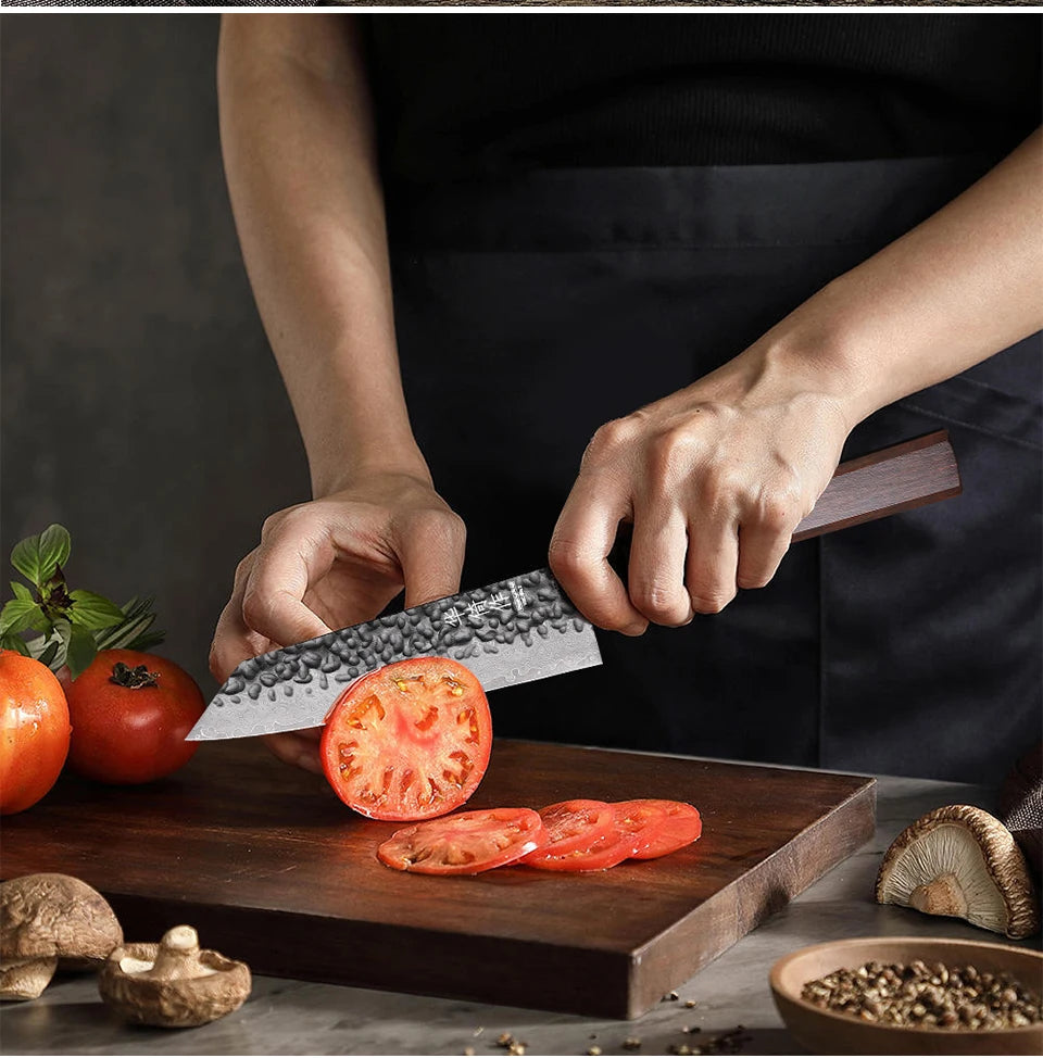 Kiritsuke Bunka Knife | Damascus Steel Japanese Style