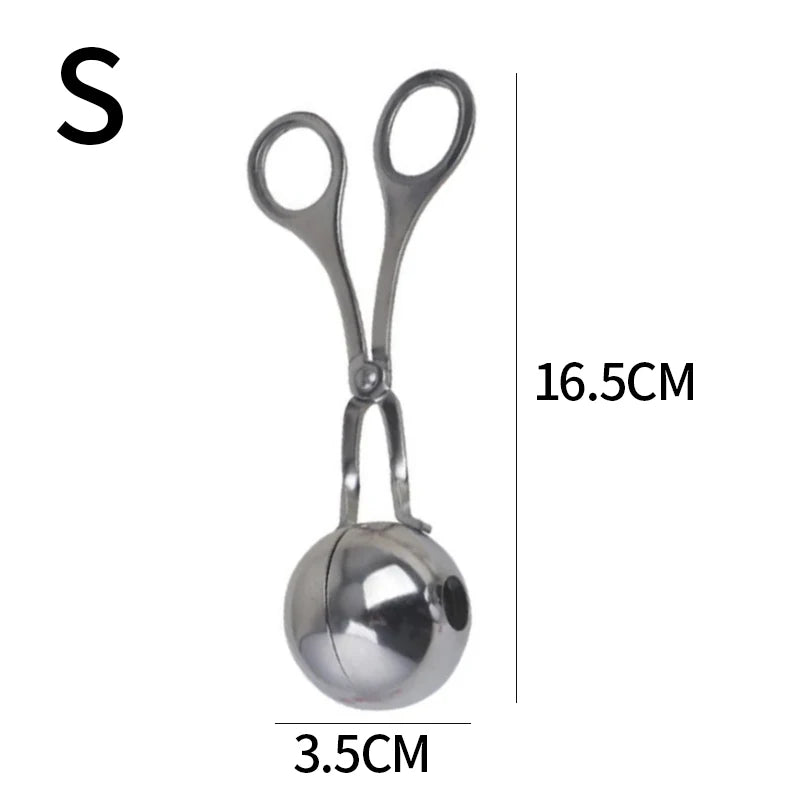 Meatball Maker Tool – Stainless Steel Round Rice & Meatball Shaper