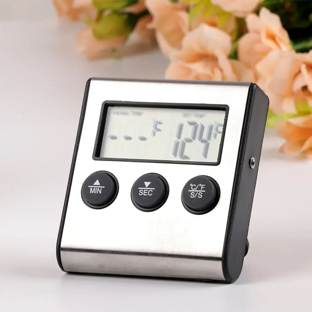 TP700 Digital Wireless Food Thermometer – Remote Oven & BBQ Probe with Timer