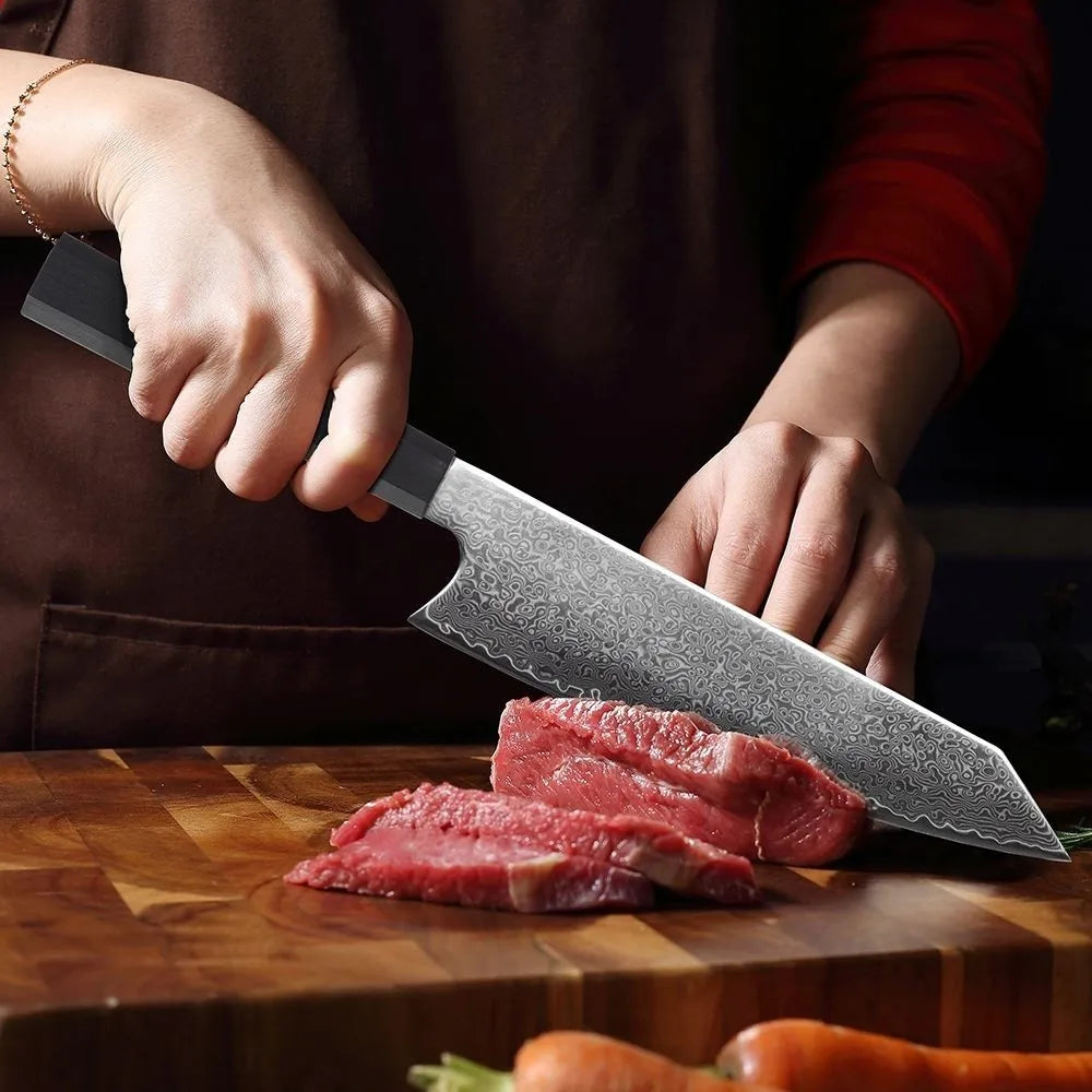 8-Inch 67-Layer Damascus Chef Knife – VG10 Professional Kitchen Blade