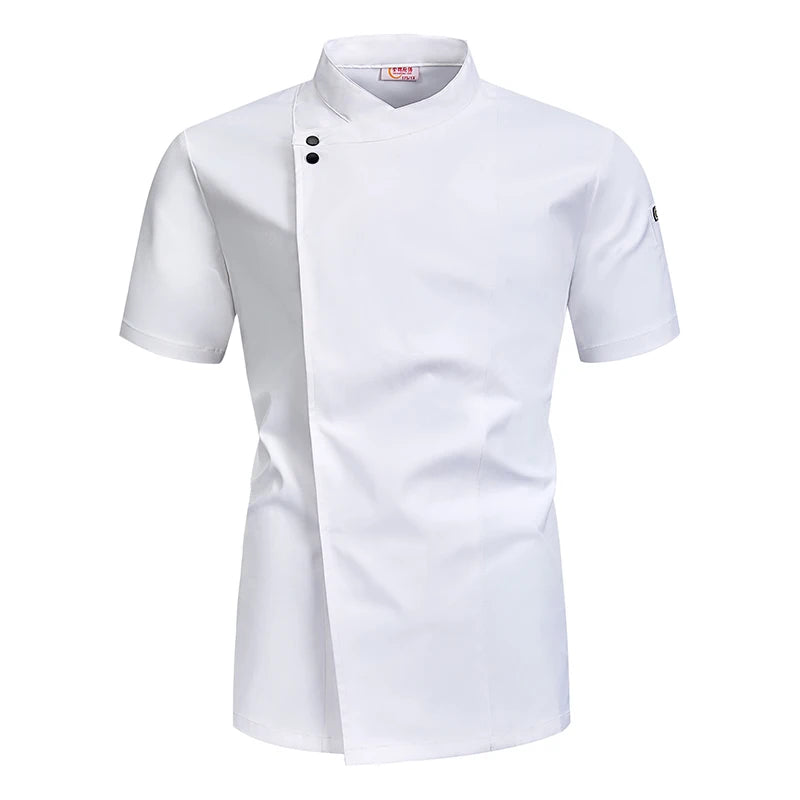 FlexChef stretch twill short sleeve chef jacket – view 4