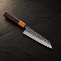Cuchillo Kiritsuke Bunka de 6 pulgadas en acero Damasco