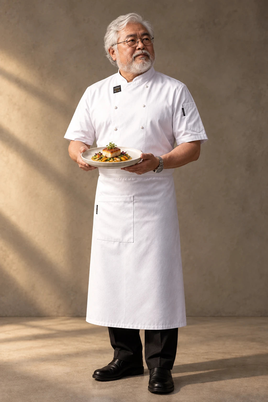 ClassicChef men's twill chef jacket, professional kitchen uniform – photo 2
