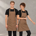 Polyester bib apron with pockets, adjustable – photo 6