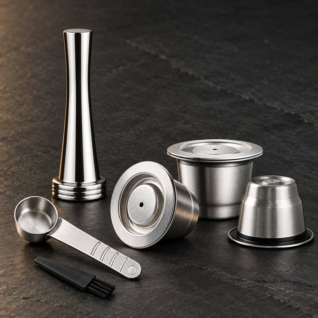 Reusable stainless steel coffee capsule for Nespresso Original – photo 2