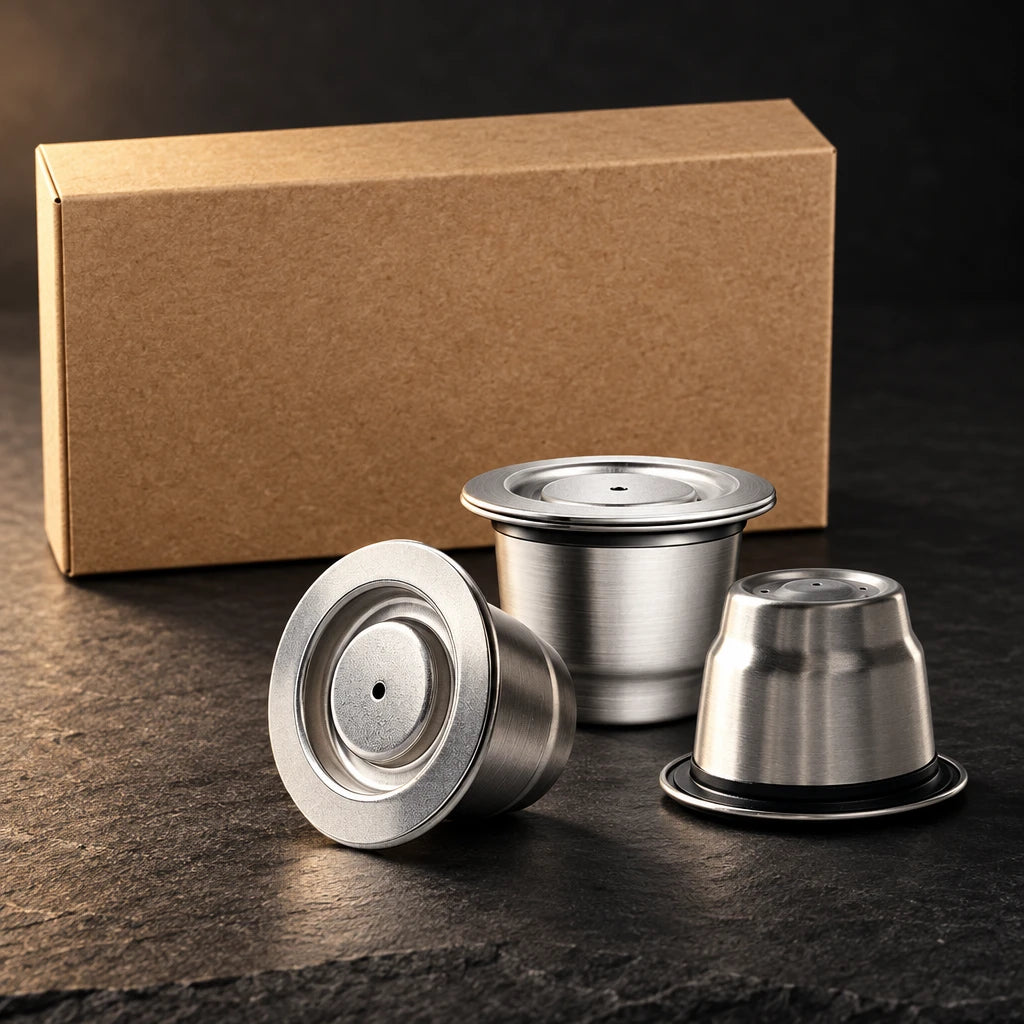 Reusable stainless steel coffee capsule for Nespresso Original – photo 10