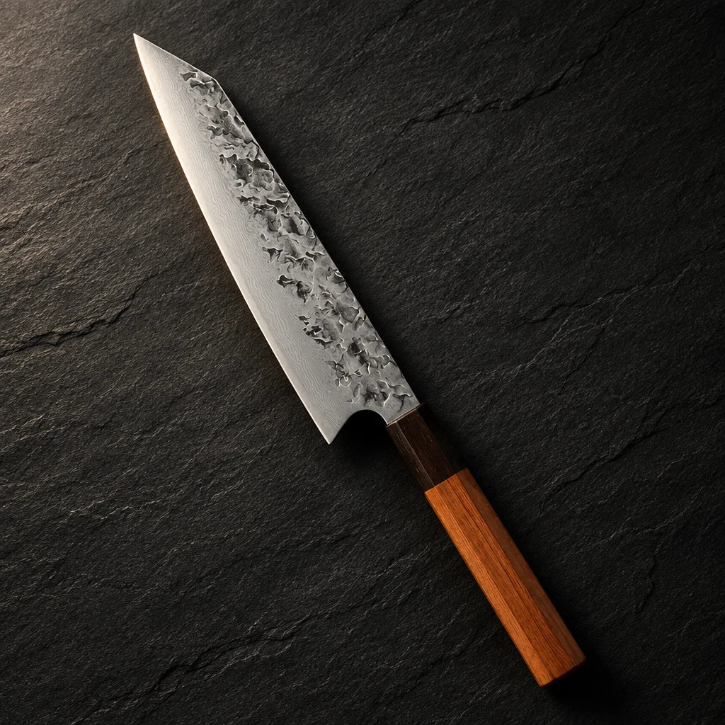 Stainless steel cleaver knife with 19.8 cm blade and wood handle – photo 1