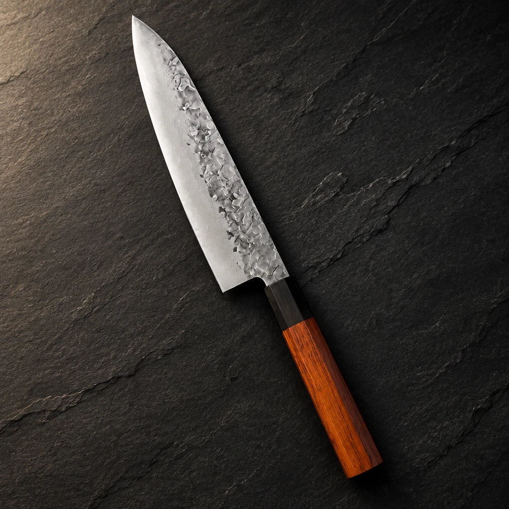 Stainless steel cleaver knife with 19.8 cm blade and wood handle – photo 4